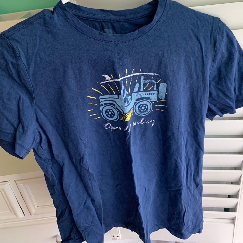 Life is Good Jeep Shirt